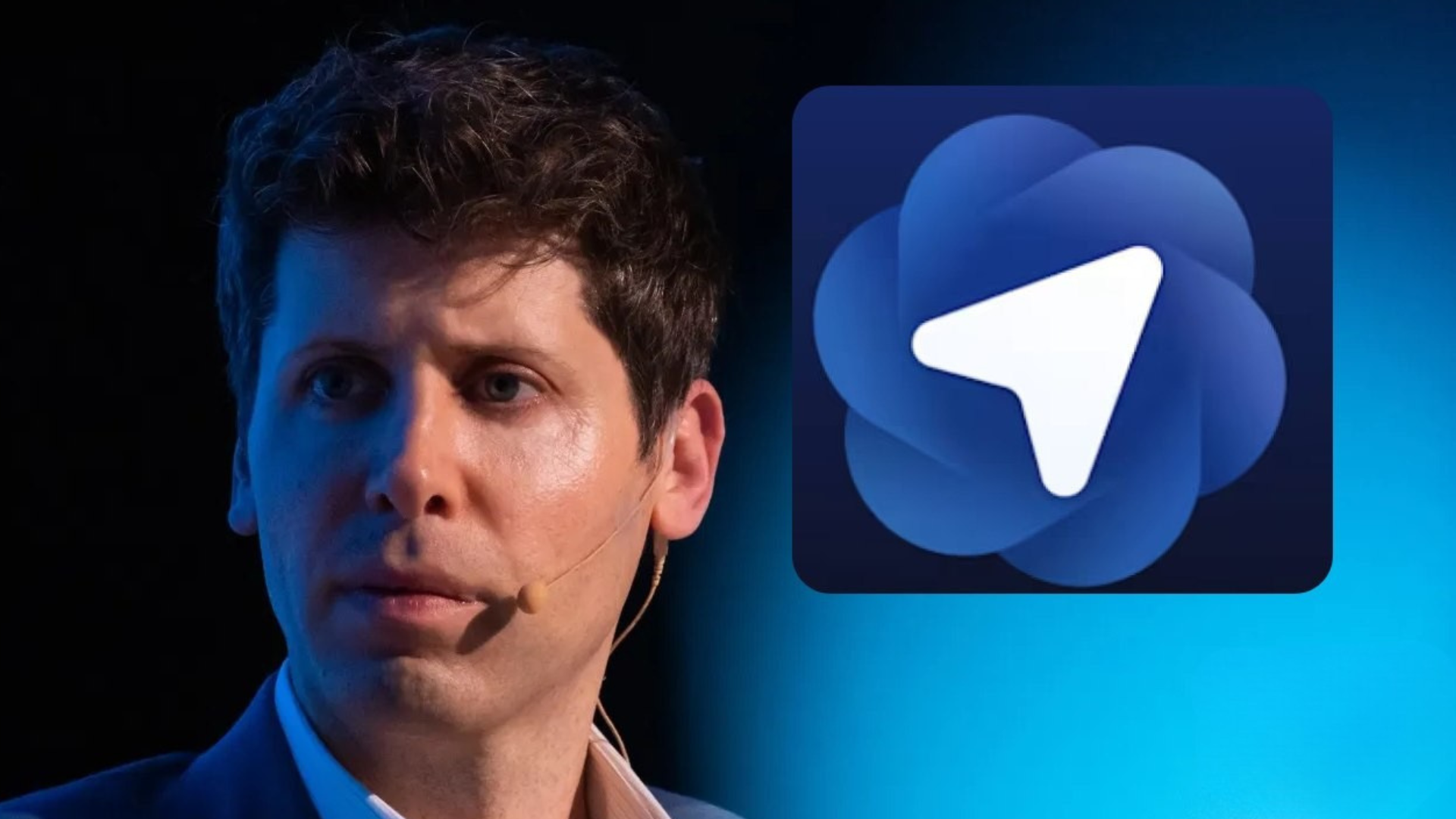 Sam Altman présentant le navigateur ChatGPT Atlas